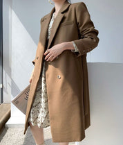 ブラウンベージュ美ラインチェスターコート - select store mirror meブラウンベージュ美ラインチェスターコート154382070mirror meselect store mirror me154382070S