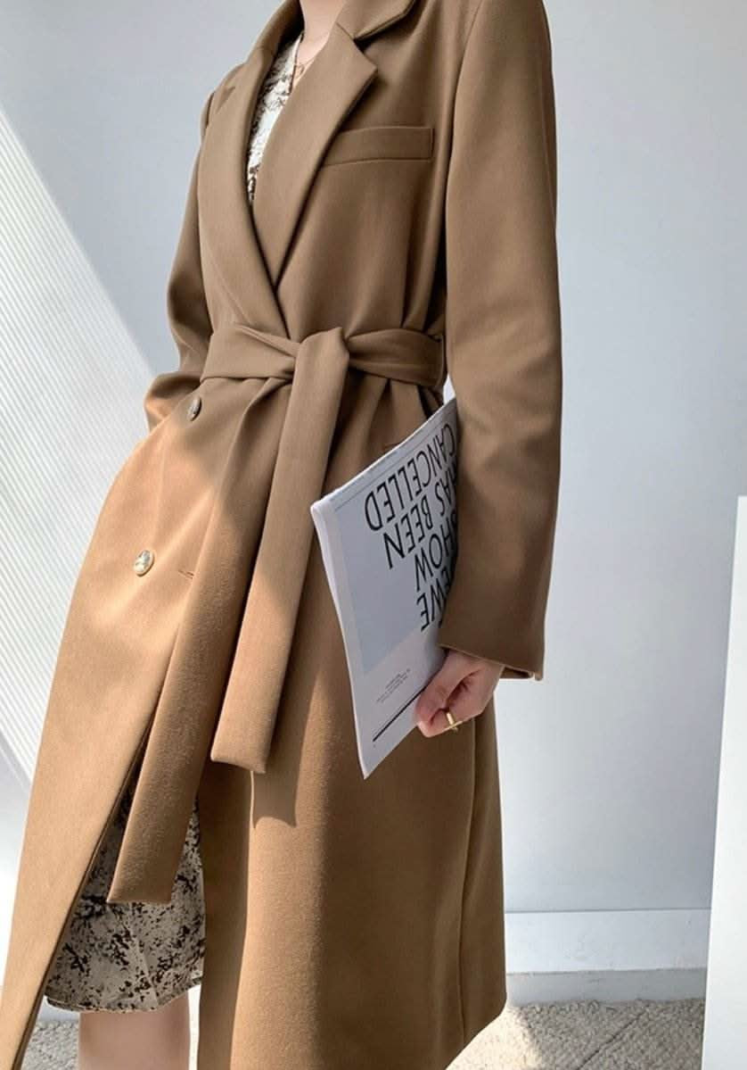 ブラウンベージュ美ラインチェスターコート - select store mirror meブラウンベージュ美ラインチェスターコート154382070mirror meselect store mirror me154382070S