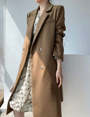 ブラウンベージュ美ラインチェスターコート - select store mirror meブラウンベージュ美ラインチェスターコート154382070mirror meselect store mirror me154382070S