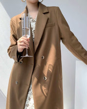 ブラウンベージュ美ラインチェスターコート - select store mirror meブラウンベージュ美ラインチェスターコート154382070mirror meselect store mirror me154382070S