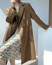 ブラウンベージュ美ラインチェスターコート - select store mirror meブラウンベージュ美ラインチェスターコート154382070mirror meselect store mirror me154382070S