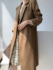 ブラウンベージュ美ラインチェスターコート - select store mirror meブラウンベージュ美ラインチェスターコート154382070mirror meselect store mirror me154382070S