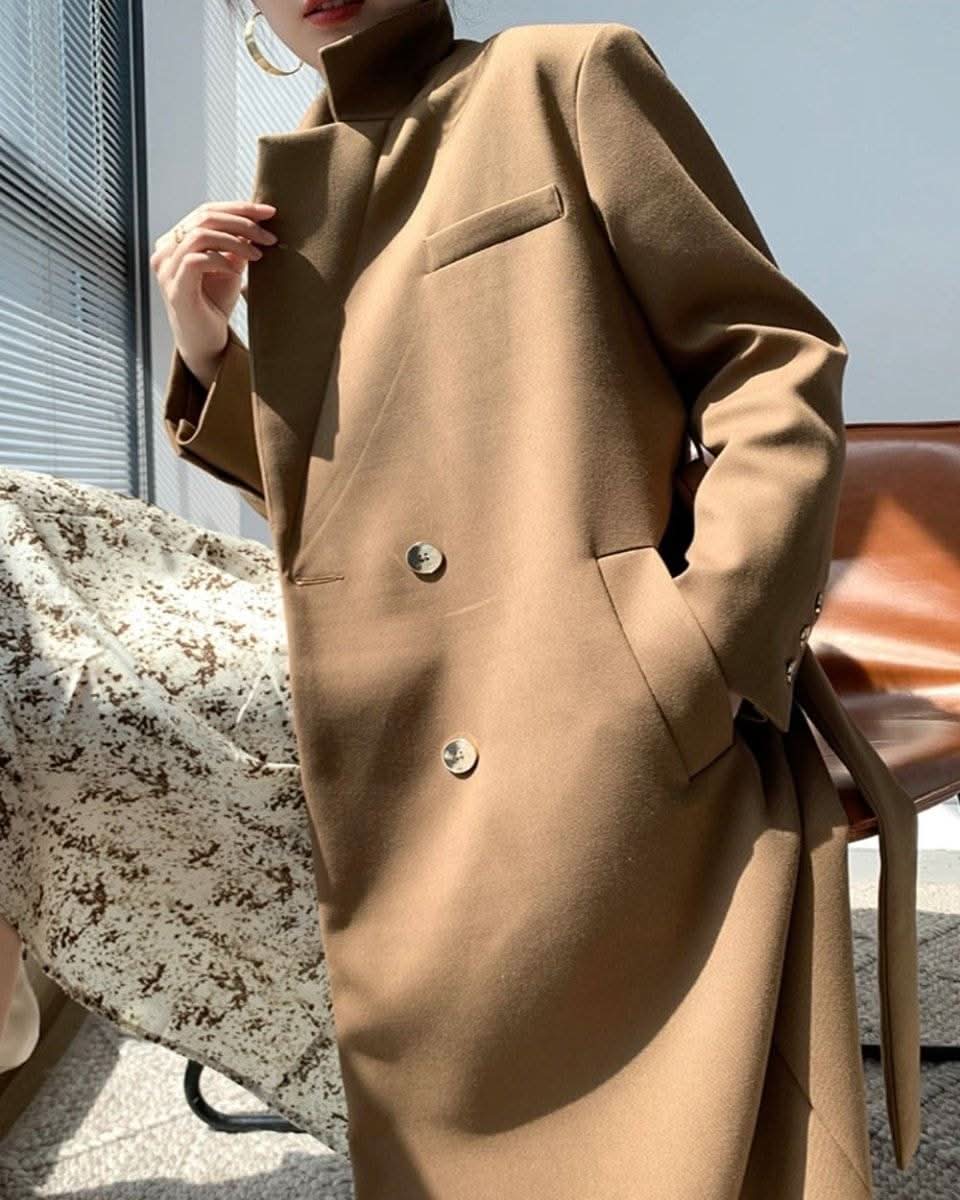 ブラウンベージュ美ラインチェスターコート - select store mirror meブラウンベージュ美ラインチェスターコート154382070mirror meselect store mirror me154382070S