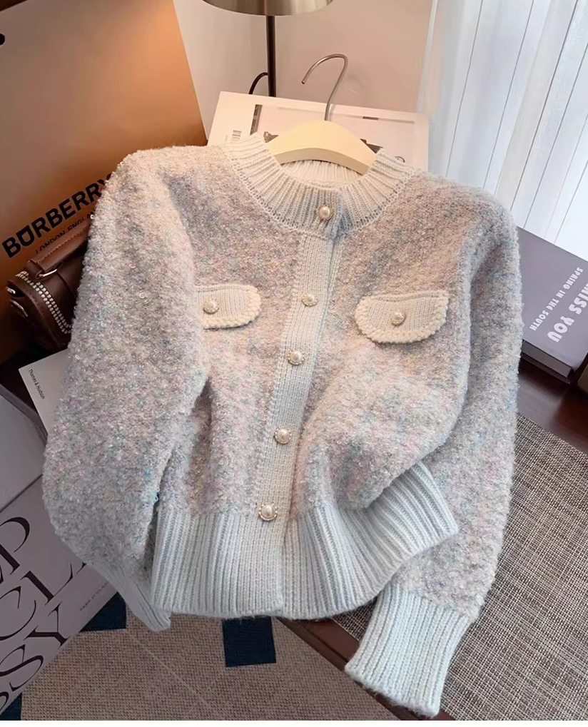 パールニットカーディガン