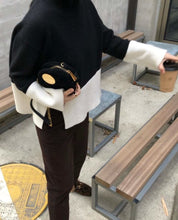 タートルネックスリットコントラストニット - select store mirror meタートルネックスリットコントラストニット160197332mirror meselect store mirror me160197332S