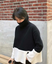 タートルネックスリットコントラストニット - select store mirror meタートルネックスリットコントラストニット160197332mirror meselect store mirror me160197332S