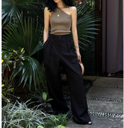 ワイドレックストライプパンツ