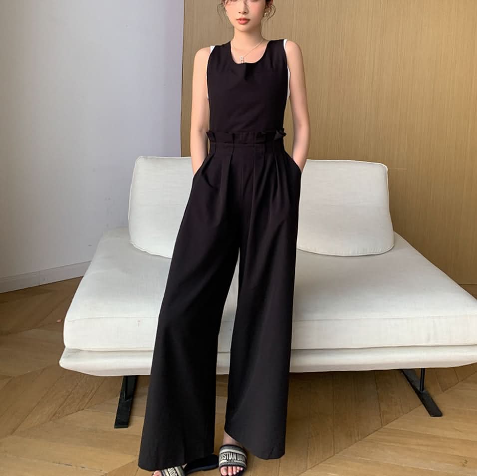 ブラックサロペットバックオープンロンパース - select store mirror meブラックサロペットバックオープンロンパース178987560mirror meselect store mirror me178987560S