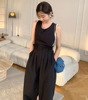 ブラックサロペットバックオープンロンパース - select store mirror meブラックサロペットバックオープンロンパース178987560mirror meselect store mirror me178987560S