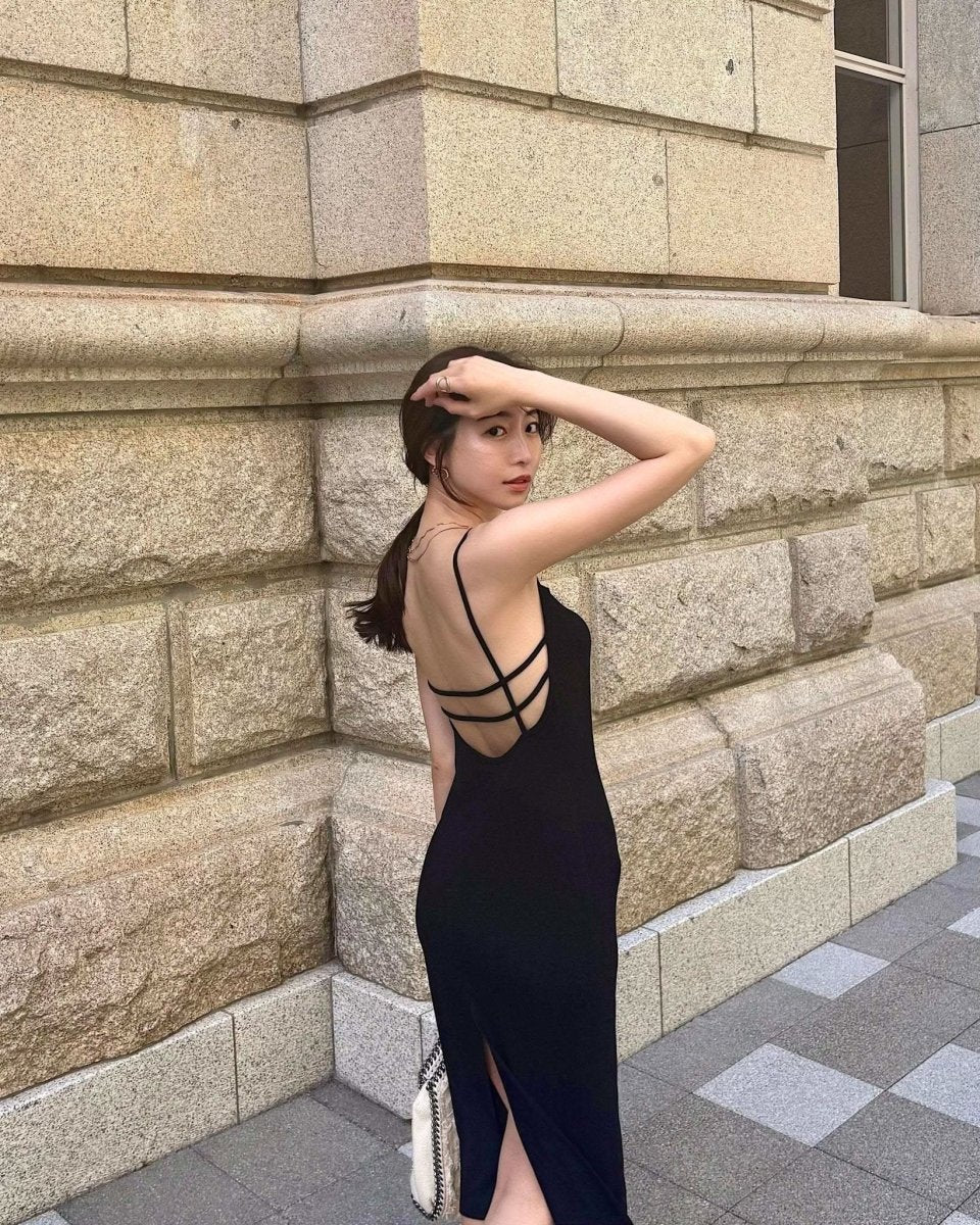 ＜インスタグラマー様ご愛用＞【動画あり】バックダブルラインブラックワンピース - select store mirror me＜インスタグラマー様ご愛用＞【動画あり】バックダブルラインブラックワンピース179530715mirror meselect store mirror me179530715XS