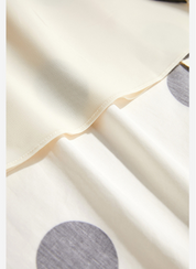 ブラックドットミディアムスカート