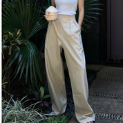 ワイドレックストライプパンツ