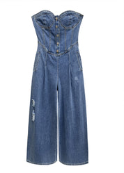 ベアカップデニムロンパース - select store mirror meベアカップデニムロンパース185491072mirror meselect store mirror me185491072S