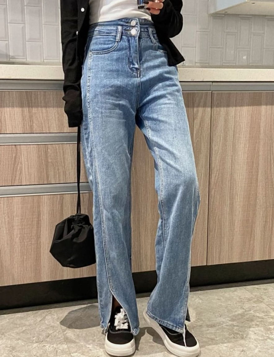 【動画あり】ダブルボタンフロントスリットデニムパンツ - select store mirror me【動画あり】ダブルボタンフロントスリットデニムパンツ186092979mirror meselect store mirror me186092979S