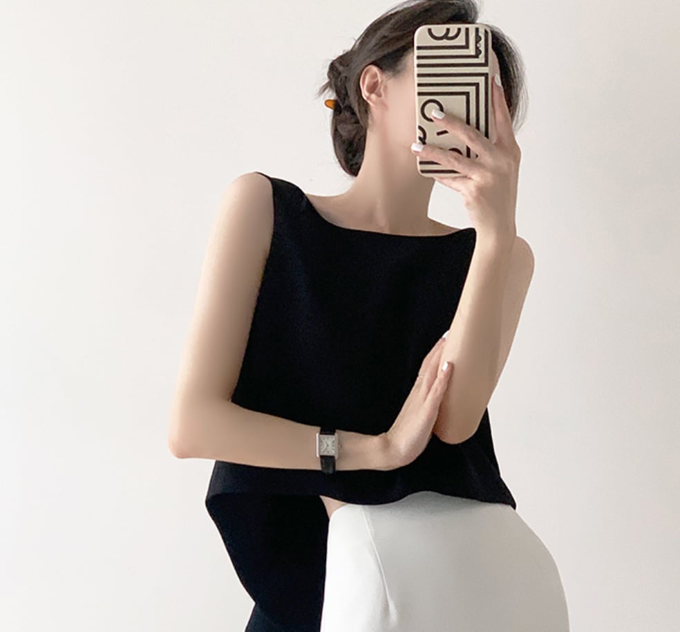 バックオープンアシンメトリートップス - select store mirror meバックオープンアシンメトリートップス186536438mirror meselect store mirror me186536438S