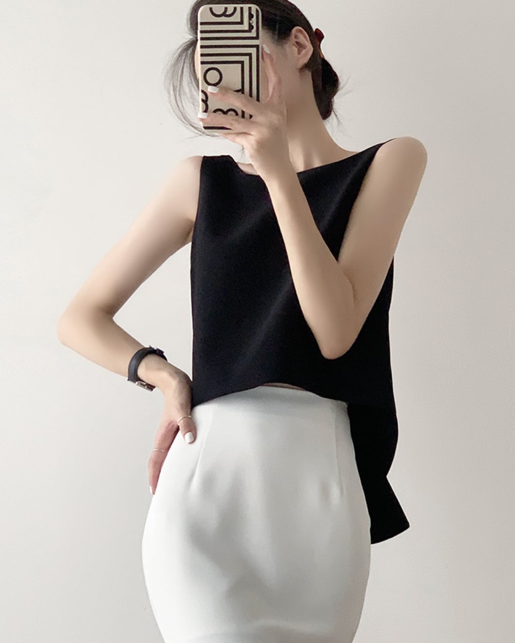 バックオープンアシンメトリートップス - select store mirror meバックオープンアシンメトリートップス186536438mirror meselect store mirror me186536438S
