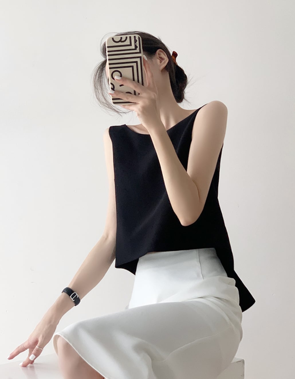 バックオープンアシンメトリートップス - select store mirror meバックオープンアシンメトリートップス186536438mirror meselect store mirror me186536438S