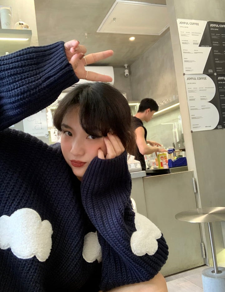 【動画あり】クラウドデザインニットセーター - select store mirror me【動画あり】クラウドデザインニットセーター186803209mirror meselect store mirror me186803209S