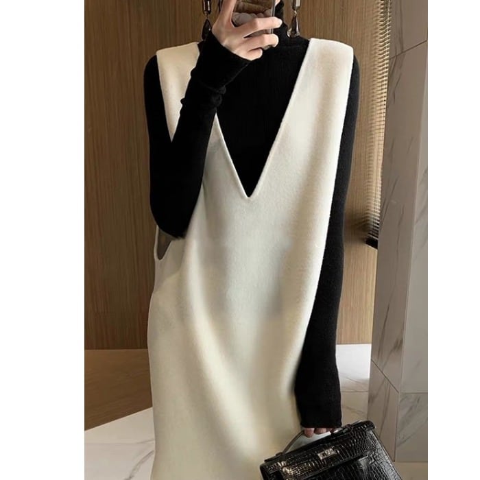 ノースリーブベストウールフリースワンピース - select store mirror meノースリーブベストウールフリースワンピース187970624mirror meselect store mirror me187970624XS