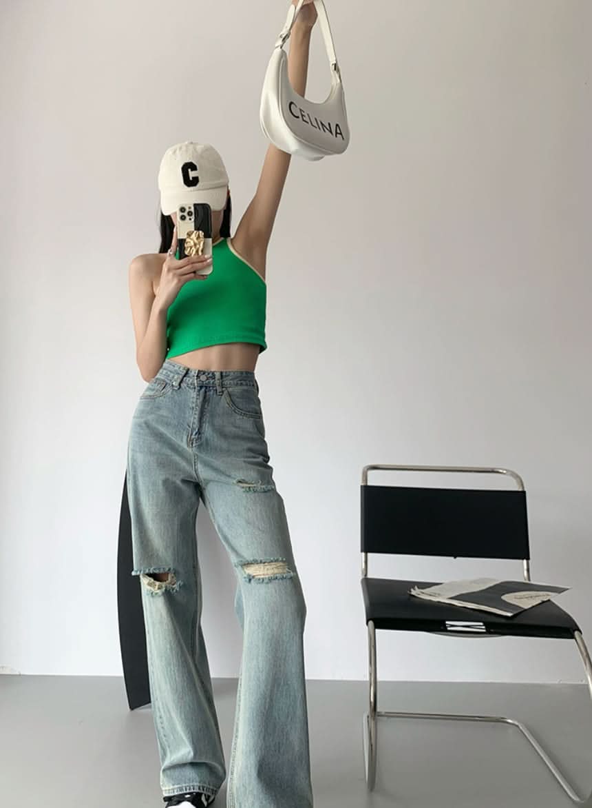 ボーイズダメージカットライトカラーデニムパンツ - select store mirror meボーイズダメージカットライトカラーデニムパンツ188910897mirror meselect store mirror me188910897S