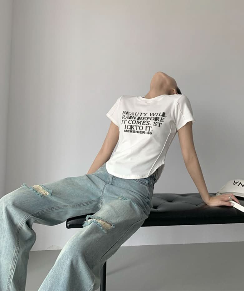 ボーイズダメージカットライトカラーデニムパンツ - select store mirror meボーイズダメージカットライトカラーデニムパンツ188910897mirror meselect store mirror me188910897S