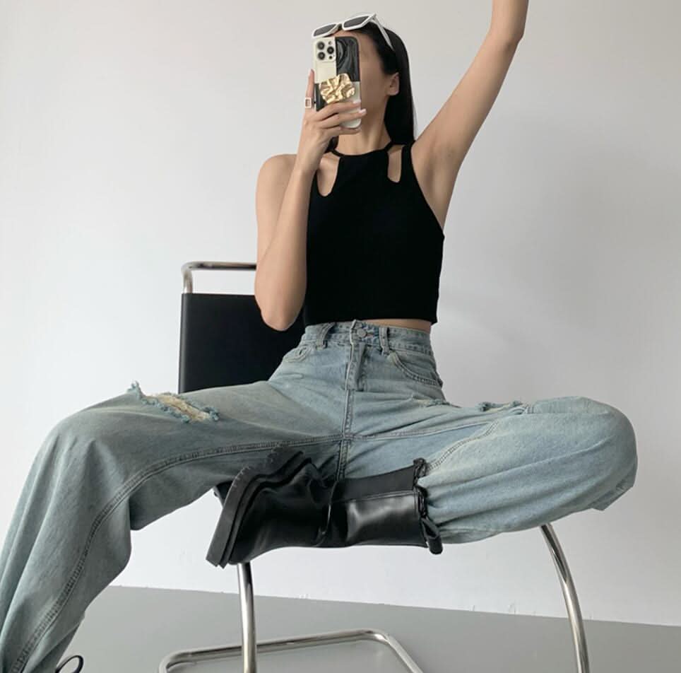 ボーイズダメージカットライトカラーデニムパンツ - select store mirror meボーイズダメージカットライトカラーデニムパンツ188910897mirror meselect store mirror me188910897S