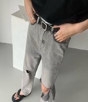 ハイダメージカットオープンデニムパンツ - select store mirror meハイダメージカットオープンデニムパンツ189324430mirror meselect store mirror me189324430S