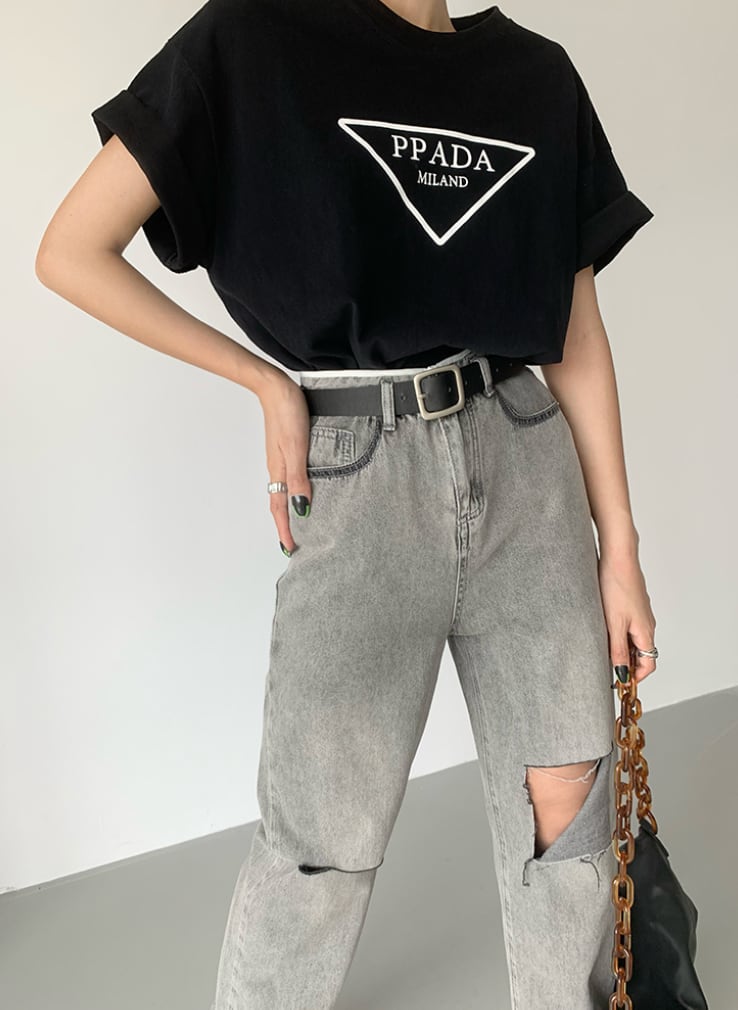 ハイダメージカットオープンデニムパンツ - select store mirror meハイダメージカットオープンデニムパンツ189324430mirror meselect store mirror me189324430S