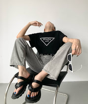ハイダメージカットオープンデニムパンツ - select store mirror meハイダメージカットオープンデニムパンツ189324430mirror meselect store mirror me189324430S