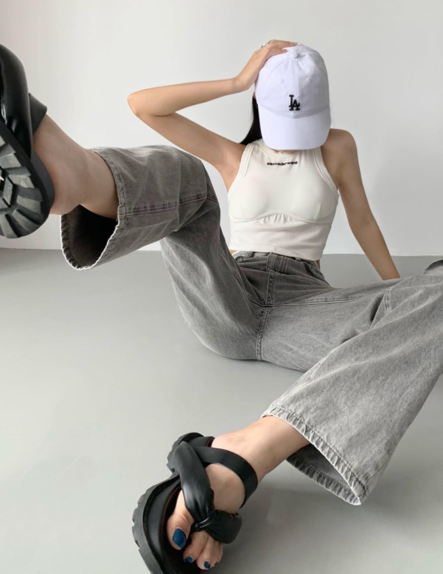 ハイダメージカットオープンデニムパンツ - select store mirror meハイダメージカットオープンデニムパンツ189324430mirror meselect store mirror me189324430S