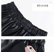 美シルエットブラックレザーハーフパンツ - select store mirror me美シルエットブラックレザーハーフパンツ189327876mirror meselect store mirror me189327876S