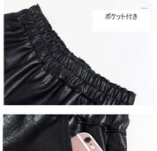 美シルエットブラックレザーハーフパンツ - select store mirror me美シルエットブラックレザーハーフパンツ189327876mirror meselect store mirror me189327876S