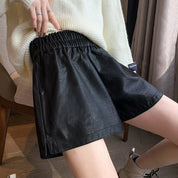 美シルエットブラックレザーハーフパンツ - select store mirror me美シルエットブラックレザーハーフパンツ189327876mirror meselect store mirror me189327876S