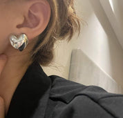 【動画あり】シルバーカラーハートキラキラピアス＆イヤーカフ - select store mirror me【動画あり】シルバーカラーハートキラキラピアス＆イヤーカフ194856209mirror meselect store mirror me194856209ピアス