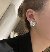 【動画あり】シルバーカラーハートキラキラピアス＆イヤーカフ - select store mirror me【動画あり】シルバーカラーハートキラキラピアス＆イヤーカフ194856209mirror meselect store mirror me194856209ピアス