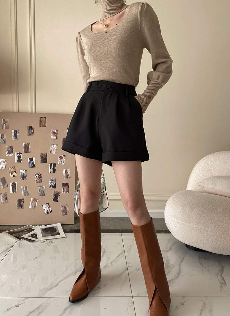 【動画あり】フレア美シルエットブラックショートパンツ - select store mirror me【動画あり】フレア美シルエットブラックショートパンツ197255837mirror meselect store mirror me197255837S