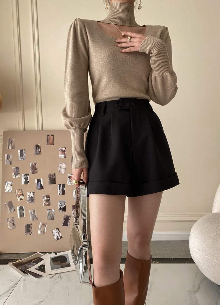 【動画あり】フレア美シルエットブラックショートパンツ - select store mirror me【動画あり】フレア美シルエットブラックショートパンツ197255837mirror meselect store mirror me197255837S