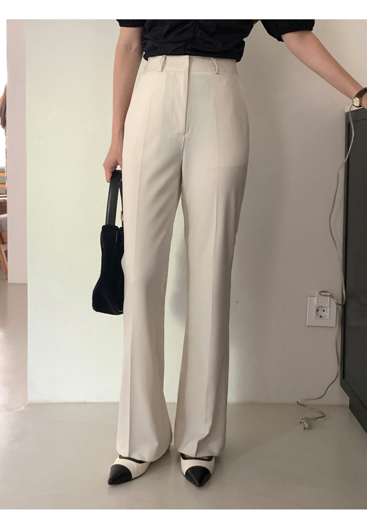 センタープレススリムフィットパンツ