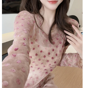 ドットシアーシャツ