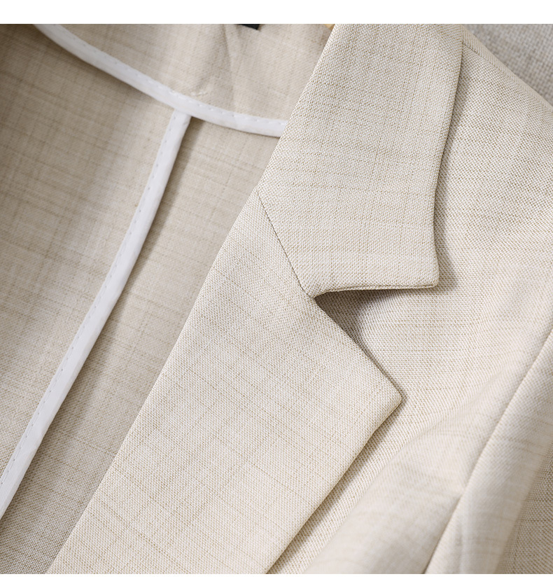 切り返し袖ストライプ美ラインジャケット　２色展開