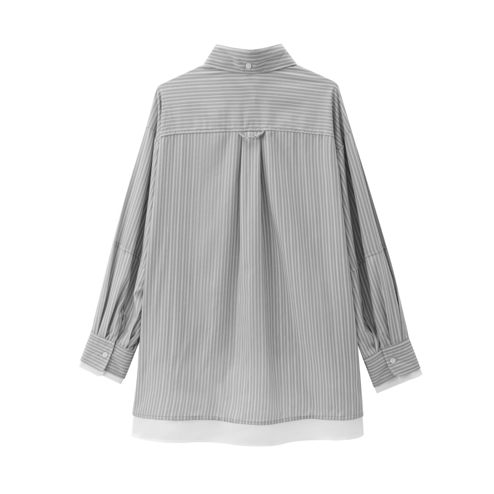 ストライプレイヤードシャツ　3色展開