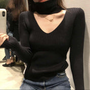 ＜ブラック１点即納＞ホルターVネックカットニットトップス　４色展開 - select store mirror me＜ブラック１点即納＞ホルターVネックカットニットトップス　４色展開194481685mirror meselect store mirror me194481685ホワイト