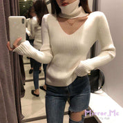＜ブラック１点即納＞ホルターVネックカットニットトップス　４色展開 - select store mirror me＜ブラック１点即納＞ホルターVネックカットニットトップス　４色展開194481685mirror meselect store mirror me194481685ホワイト