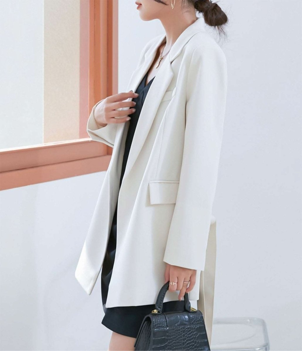 【動画あり】シンプル美ラインシルエットスタイリッシュジャケット　２色展開 - select store mirror me【動画あり】シンプル美ラインシルエットスタイリッシュジャケット　２色展開101002327mirror meselect store mirror me101002327ホワイト S