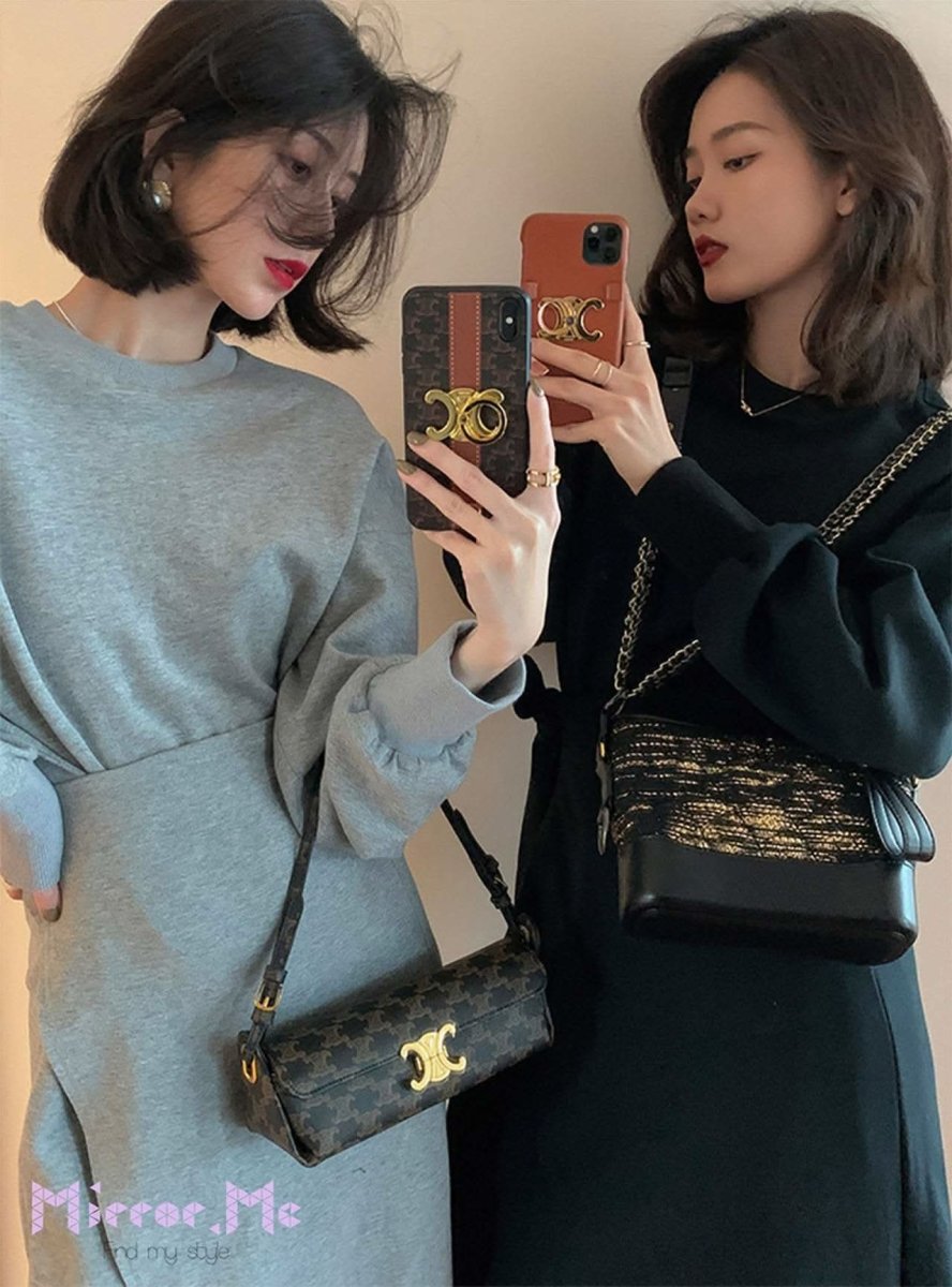 【動画あり】ウエストリボンラップデザインコットンワンピース　２色展開 - select store mirror me【動画あり】ウエストリボンラップデザインコットンワンピース　２色展開103567413mirror meselect store mirror me103567413グレー S