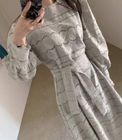ミックスデザインレーススカラップワンピース　２色展開 - select store mirror meミックスデザインレーススカラップワンピース　２色展開105972199mirror meselect store mirror me105972199ホワイト