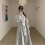 ミックスデザインレーススカラップワンピース　２色展開 - select store mirror meミックスデザインレーススカラップワンピース　２色展開105972199mirror meselect store mirror me105972199ホワイト