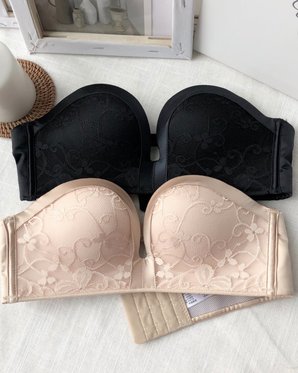 滑り止め防止！＜ストラップ取り外し可能＞繊細フラワーレースインナーブラ　２色展開 - select store mirror me滑り止め防止！＜ストラップ取り外し可能＞繊細フラワーレースインナーブラ　２色展開127252256mirror meselect store mirror me127252256ベージュ 64~70AB