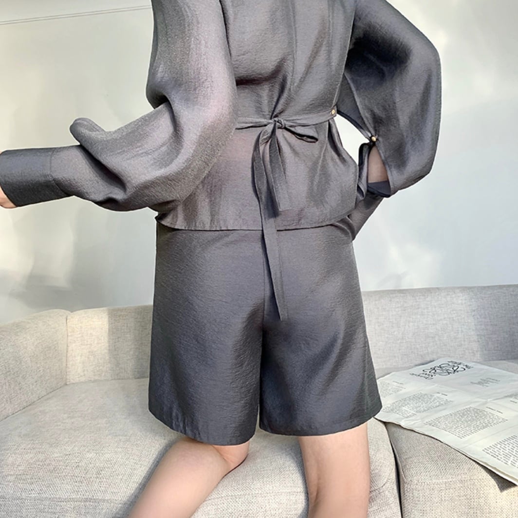 上質特殊デザインシャツ＆パンツセットアップ　２色展開 - select store mirror me上質特殊デザインシャツ＆パンツセットアップ　２色展開130091933mirror meselect store mirror me130091933イエロー S