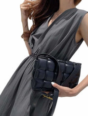 クロスネックハイウエスト美ラインロンパース　２色展開 - select store mirror meクロスネックハイウエスト美ラインロンパース　２色展開140385393mirror meselect store mirror me140385393S
